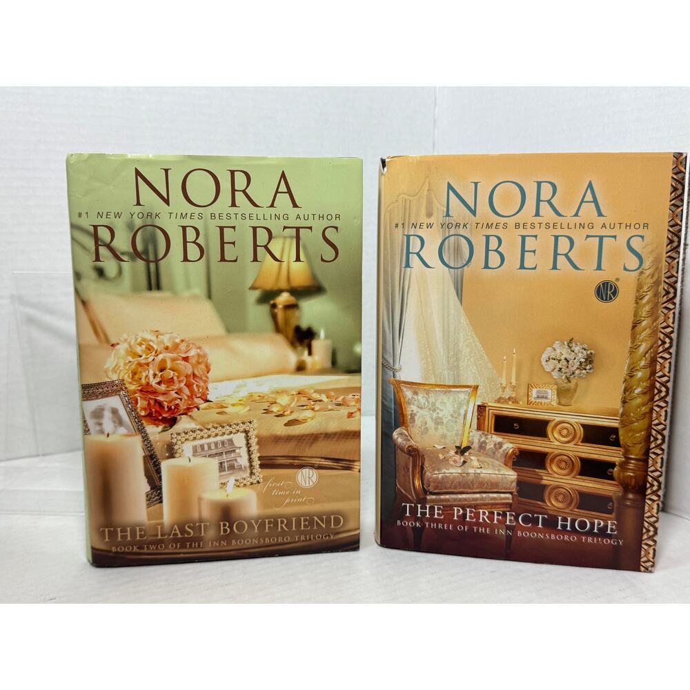 Lot of (2) Large Print Nora Roberts The Inn Boonsboro Trilogy books 2 & 3